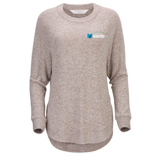 Boxercraft Women's Cuddle Oversized Crew -- Espresso Heather