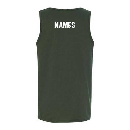 Gildan Cotton Tank Top -- Forest Green