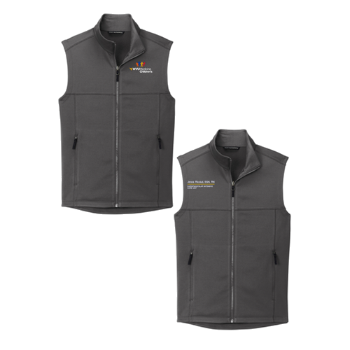 Port Authority Collective Smooth Fleece Vest -- Graphite