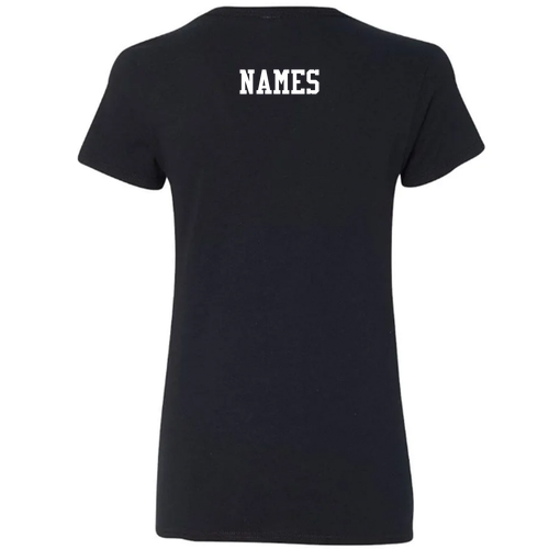 Gildan Heavy Cotton Ladies' V-Neck Tee -- Black