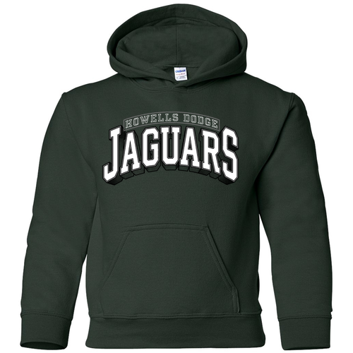 Gildan Heavy Blend Youth Hooded Sweatshirt -- Forest Green