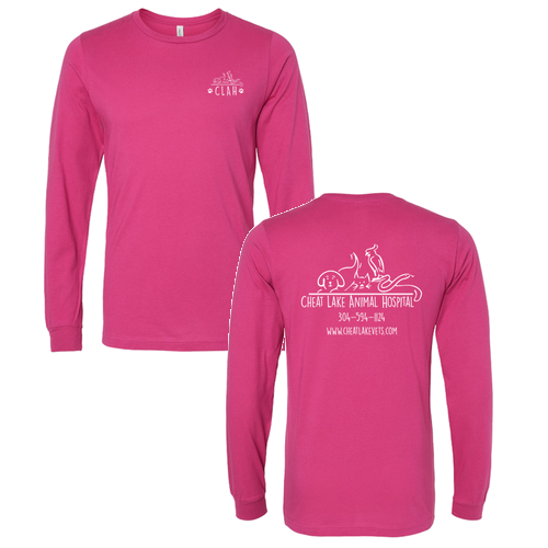 Bella Canvas Unisex Jersey Longsleeve Tee -- Berry