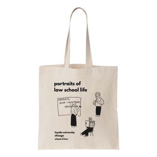 Portraits Of Law School Tote -- Natural