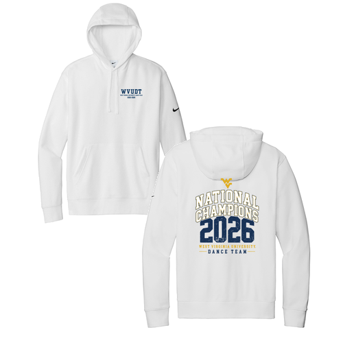 Nike Club Fleece Sleeve Swoosh Pullover Hoodie -- White