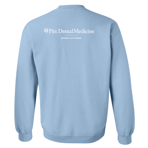 Pitt Dental Medicine Crewneck -- Light Blue