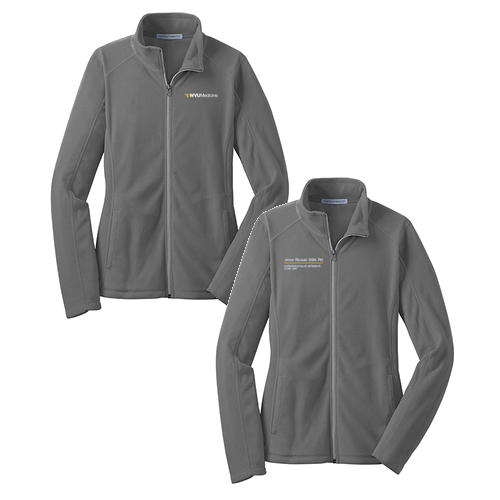 Port Authority Ladies Microfleece Jacket -- Pearl Grey