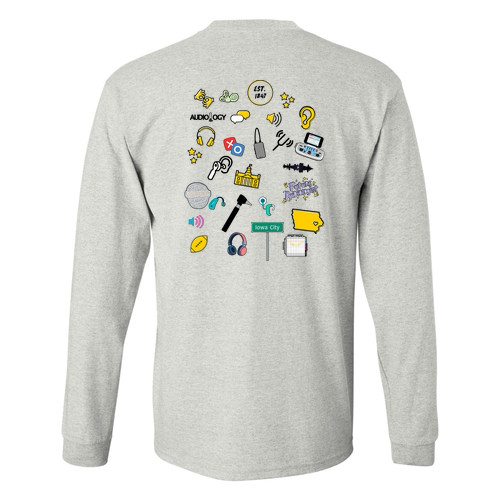 Gildan Ultra Cotton Longsleeve Basic T-Shirt -- Ash