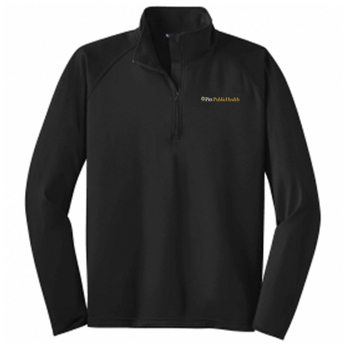 Pitt Public Health 1/4 Zip Pullover -- Black