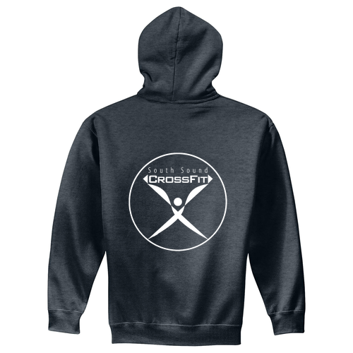 Gildan Heavy Blend Hooded Sweatshirt -- Dark Heather