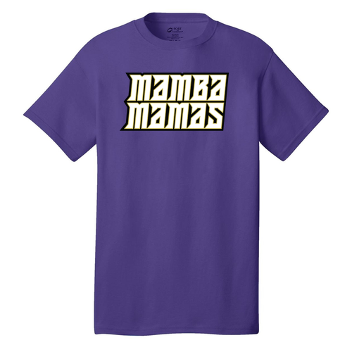 Mamba Mamas Port and Company 5.4 oz Cotton T-Shirt -- Purple