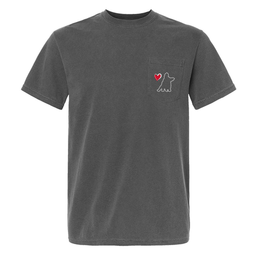 Comfort Colors Short Sleeve Pocket Tee -- Pepper