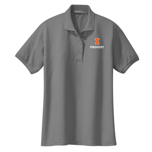 Port Authority Ladies Silk Touch Sport Shirt. -- Cool Grey