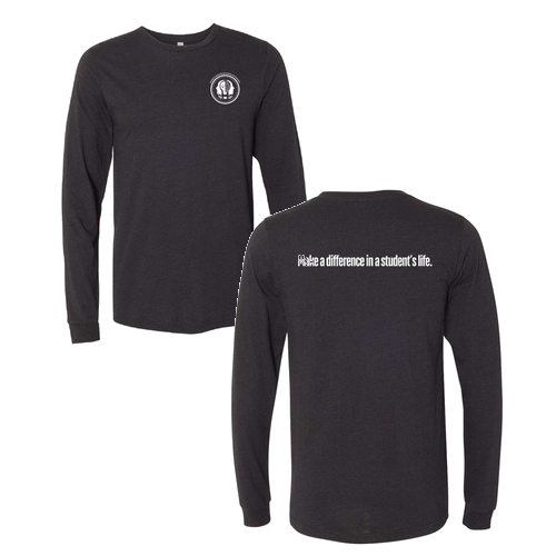 Bella+Canvas Unisex Heather Cvc Long Sleeve Tee- Heathers -- Black Heather
