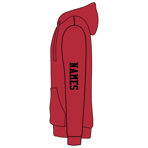 Gildan Heavy Blend Hooded Sweatshirt -- Red