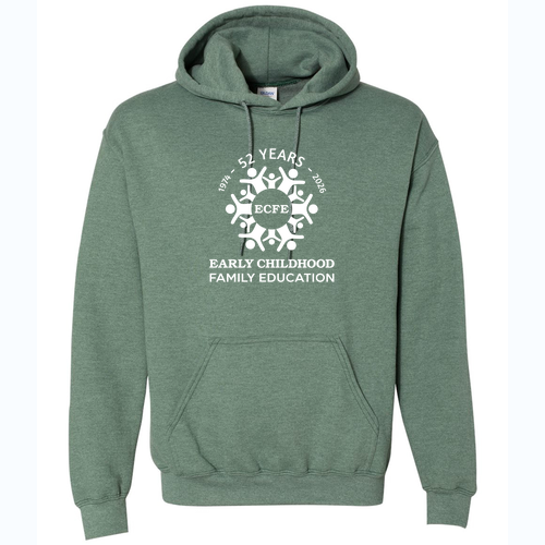 Gildan Heavy Blend Hooded Sweatshirt -- Heather Dark Green