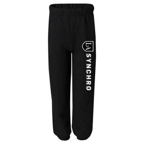 Jerzees Youth 8 Oz., 50/50 Nublend Fleece Sweatpant -- Black