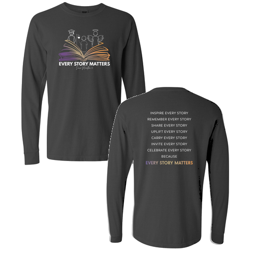 Comfort Colors Ringspun Long Sleeve Tee -- Pepper