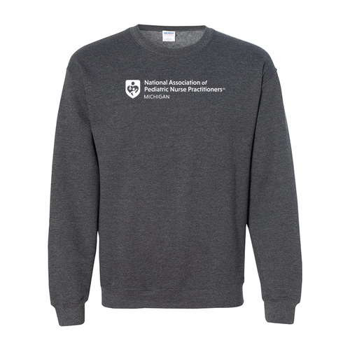 Crew Neck Sweatshirt -- Dark Heather