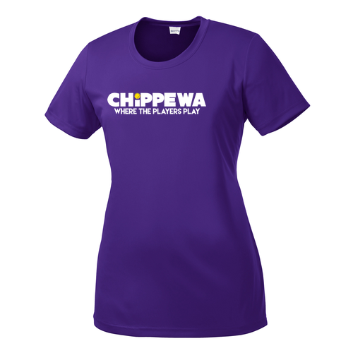 Ladies Sport Tek Competitor Tee -- Purple