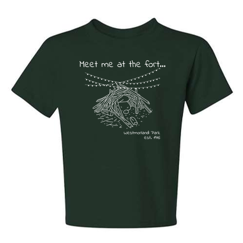 Jerzees Youth 50/50 Heavyweight T-Shirt -- Forest Green