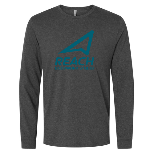 Mens/Unisex Next Level CVC Long Sleeve Tee -- Charcoal