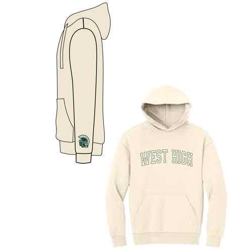 District V.I.T. Heavyweight Fleece Hoodie -- Griege