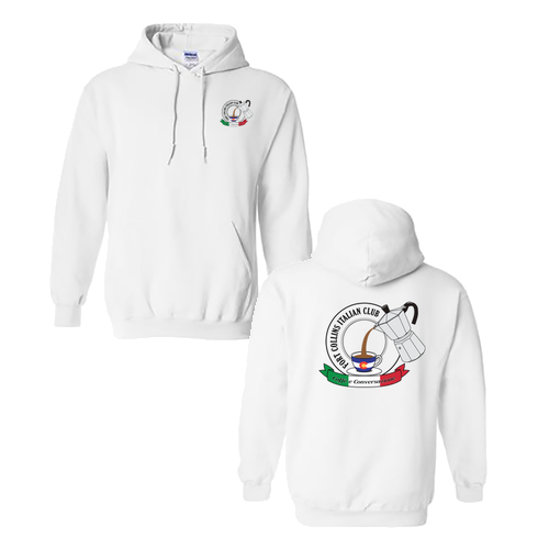 50/50 Cotton/Poly Hoodies -- White
