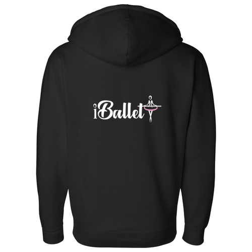 Independent Trading Co. Heavyweight Zip Hood -- Black