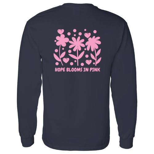 Gildan Heavy Cotton Longsleeve Basic T-Shirt -- Navy