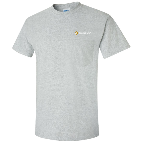 Gildan Ultra Cotton T-Shirt with Pocket -- Sport Grey