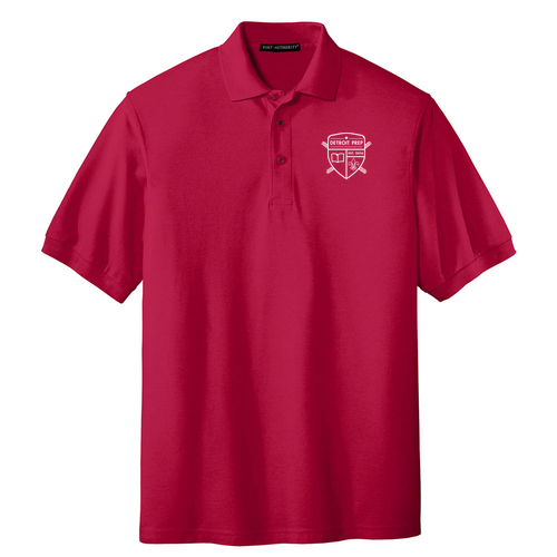 Port Authority Silk Touch Sport Shirt -- Red