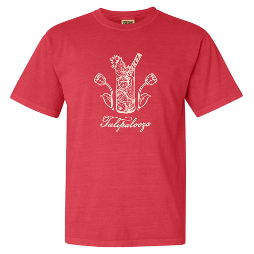 Comfort Colors Ringspun Garment Dyed T Shirt -- Watermelon