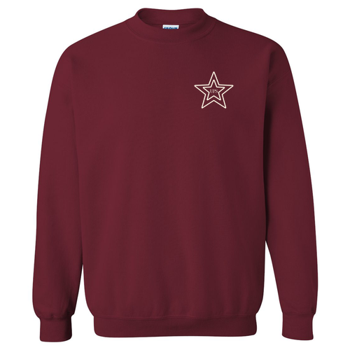 Gildan Heavy Blend Crewneck Sweatshirt -- Garnet