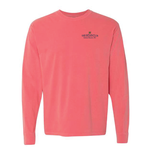 Comfort Colors Ringspun Long Sleeve Tee -- Watermelon