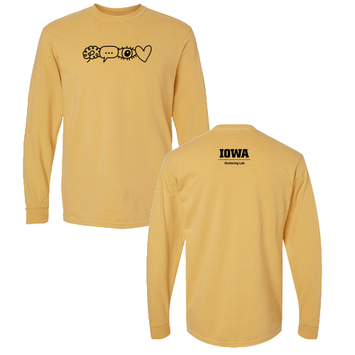 Comfort Colors Unisex Garment-Dyed Heavyweight Long Sleeve T-Shirt -- Mustard
