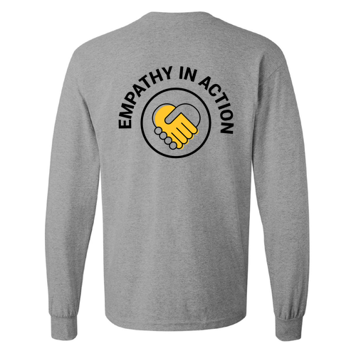 Gildan Heavy Cotton Longsleeve Basic T-Shirt -- Sport Grey