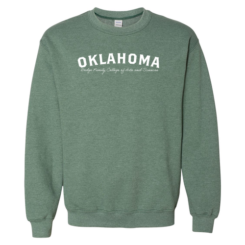 Gildan Heavy Blend Crew Neck Sweatshirt -- Heather Sport Dark Green