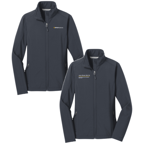 Port Authority Ladies Core Soft Shell Jacket -- Battleship Grey