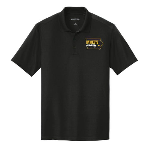 Embroidered Sport-Tek Uv Micropique Polo -- Black