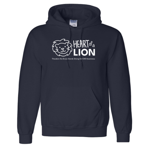 Gildan Adult Dryblend Adult Hooded Sweatshirt -- Navy