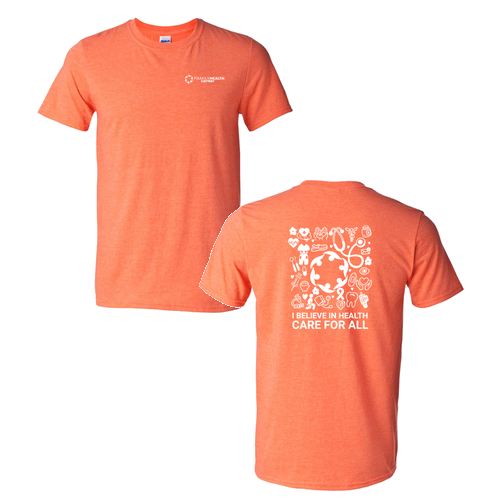 Health Care For All Gildan SoftStyle Cotton T-Shirt -- Heather Orange