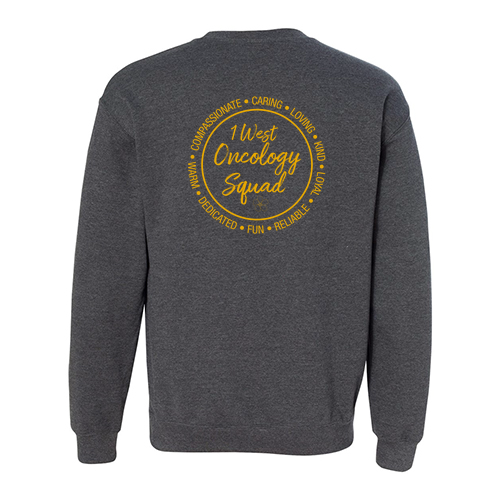 Gildan Heavy Blend Crew Neck Sweatshirt -- Dark Heather