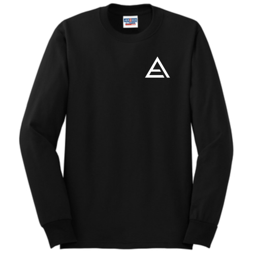 Jerzees Dri-Power Active Adult Longsleeve Tee -- Black