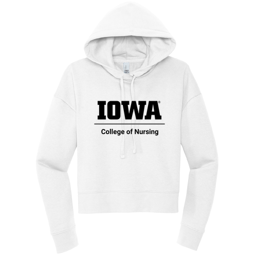 District Women's V.I.T. Fleece Hoodie -- White