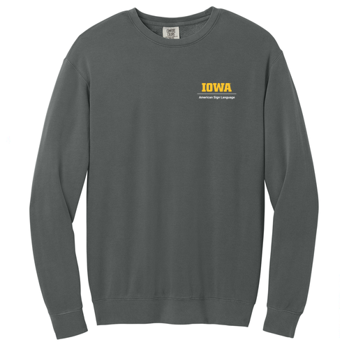 Comfort Colors Adult Crewneck Sweatshirt -- Pepper