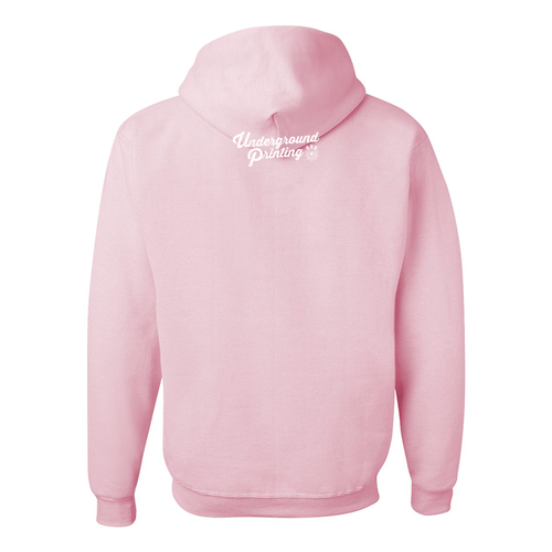 Jerzees 8 oz 50/50 Nublend Adult Hooded Sweatshirt -- Classic Pink