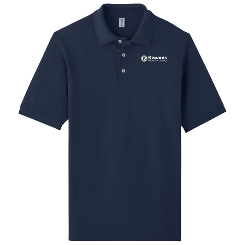Jerzee 100% Ringspun Cotton Pique Polo -- J Navy