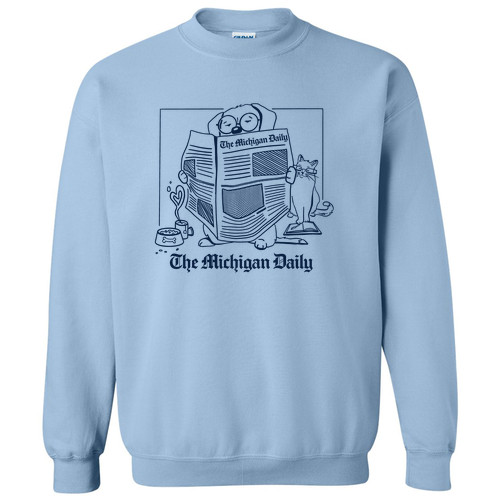 Gildan Heavy Blend Crewneck Sweatshirt -- Light Blue
