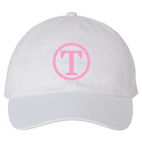 Valucap Bio-Washed Unstructured Hat -- White