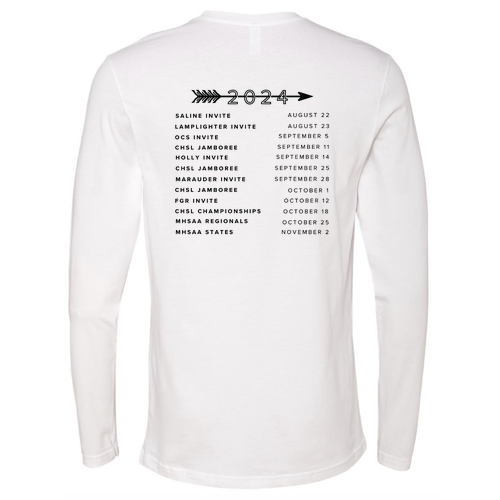 Next Level Soft Fitted Long Sleeve Tee -- White